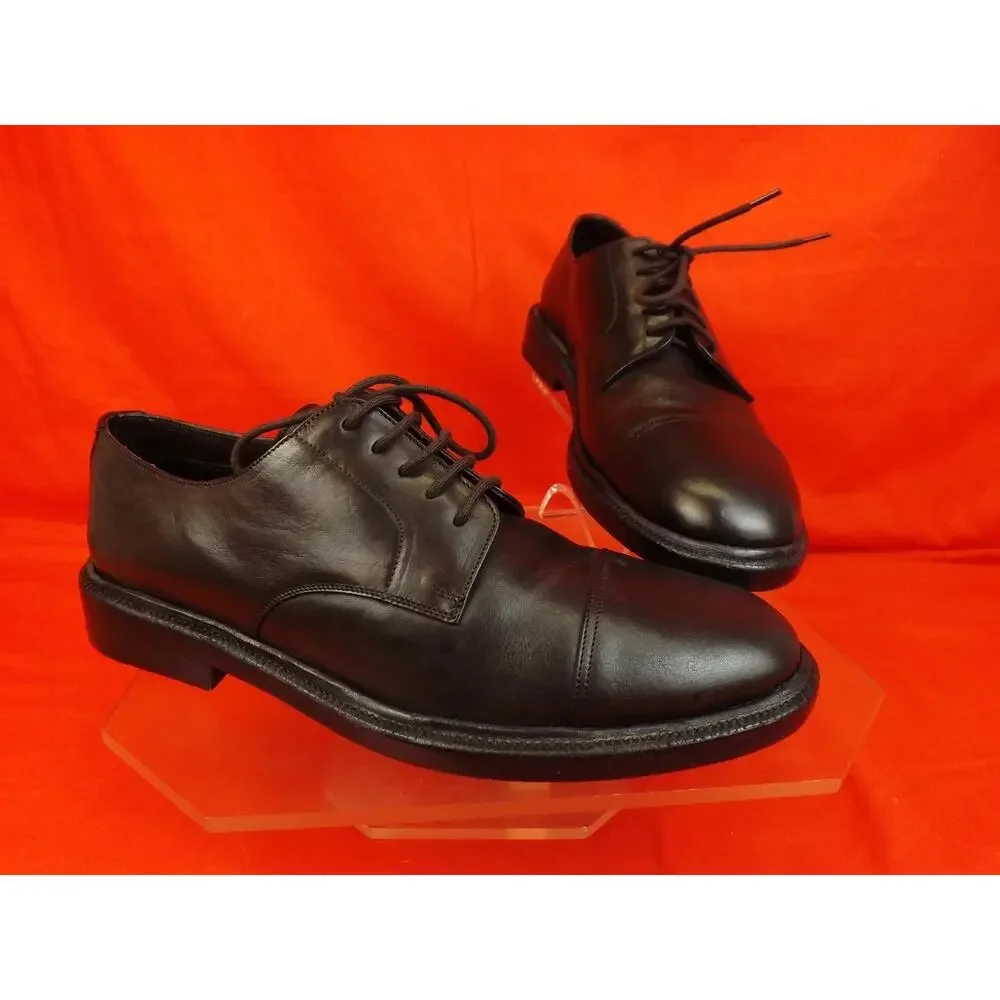 NIB BURBERRY REDWORTHS BROWN LEATHER SHEARLING DERBY OXFORDS 43.5 $795 ITALY - Picture 7 of 12